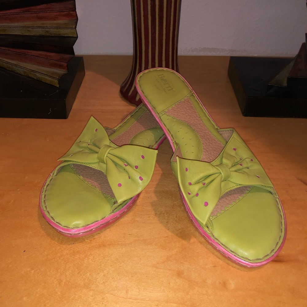 🌼 Spring Sale!!!! EEUC Børn Sandals green/pink